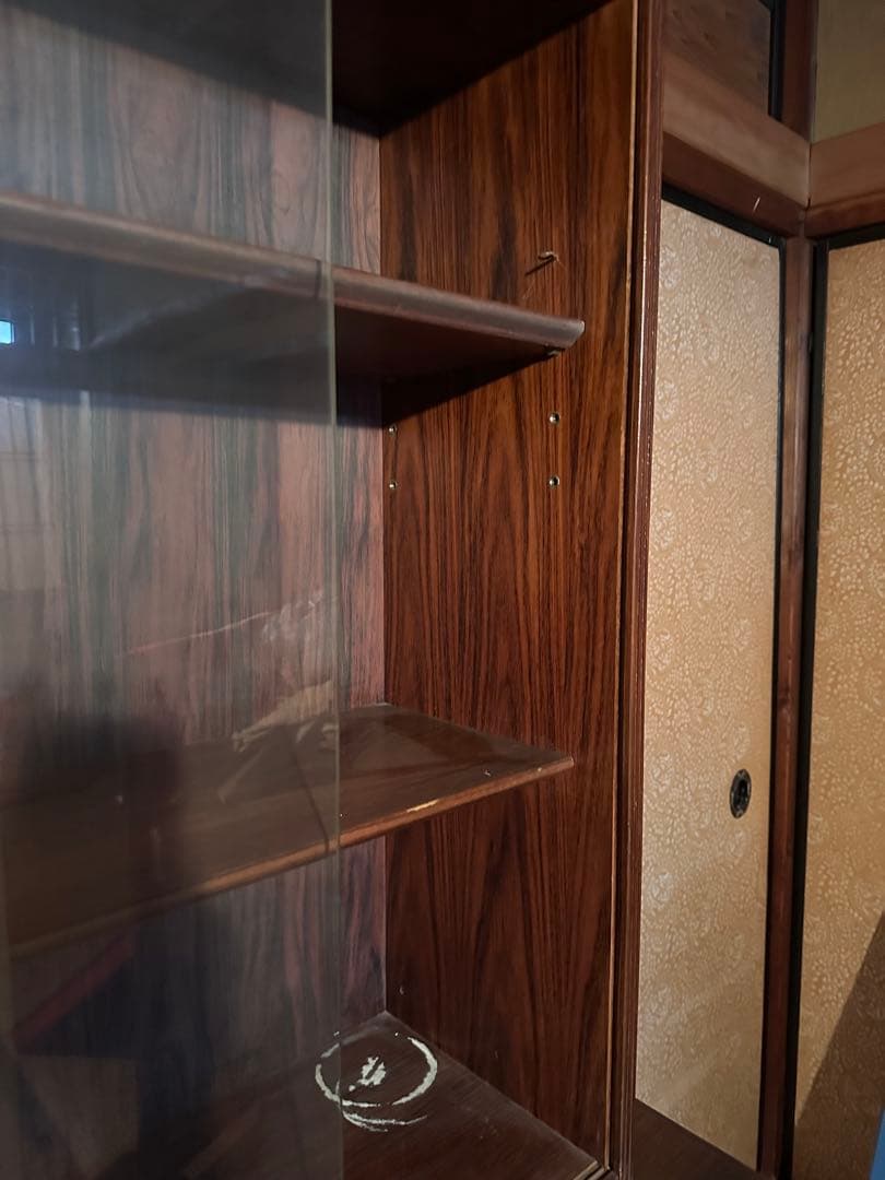 木製チェスト　アンティーク　飾り棚　ヴィンテージ　キャビネット　昭和レトロ