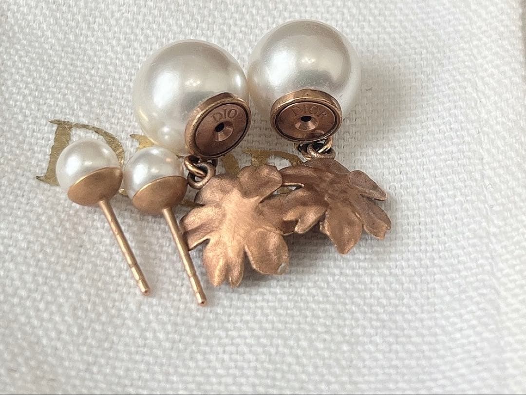 【完売レア】Dior Tribales ピアス 花 ピンクゴールド フラワー