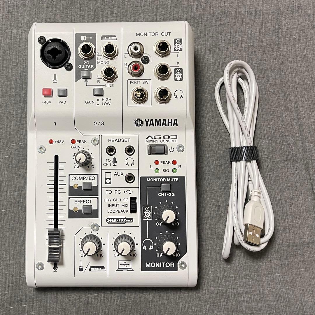 YAMAHA AG03 ミキサー オーディオインターフェース
