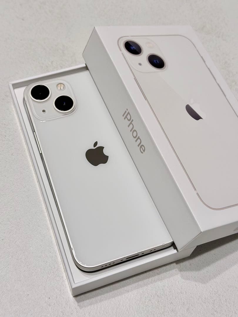 Apple iPhone 13mini スターライト 本体 箱あり 128gb