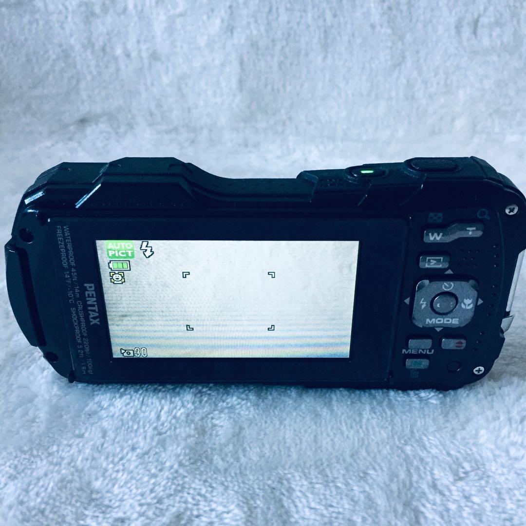 超美品 注釈 PENTAX WG-90 タフカメラ 現場 防塵 耐衝撃 無線