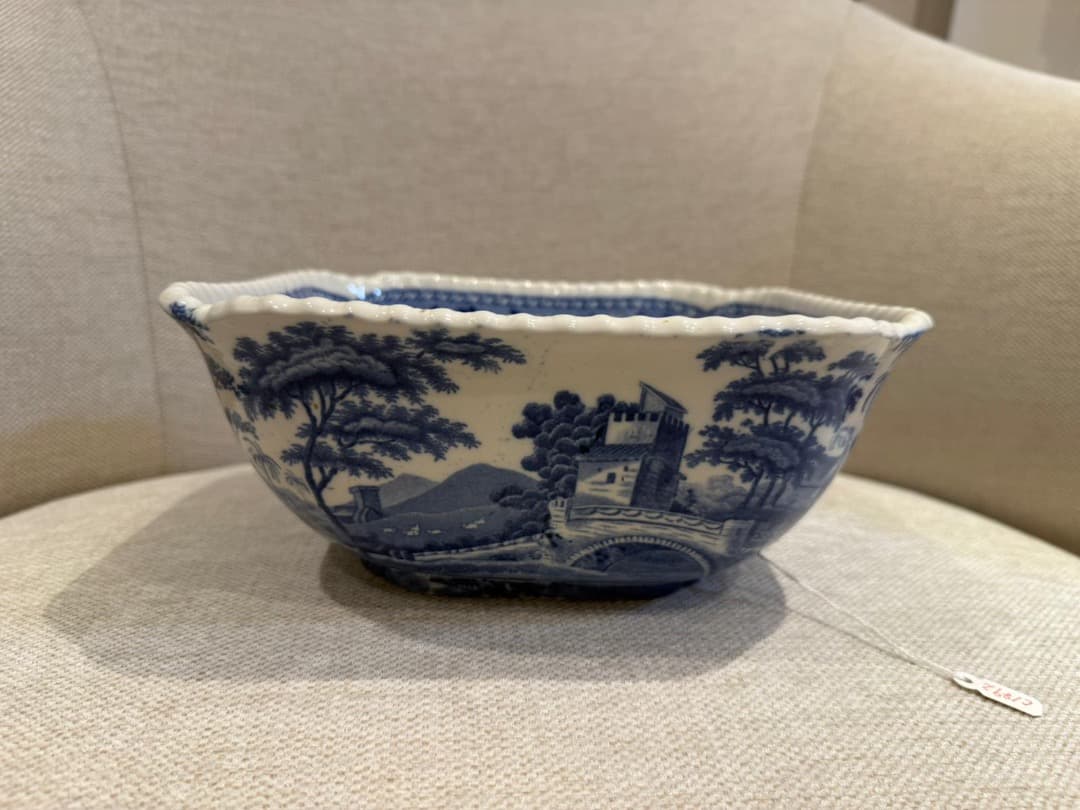 Spode アンティーク風四角い皿