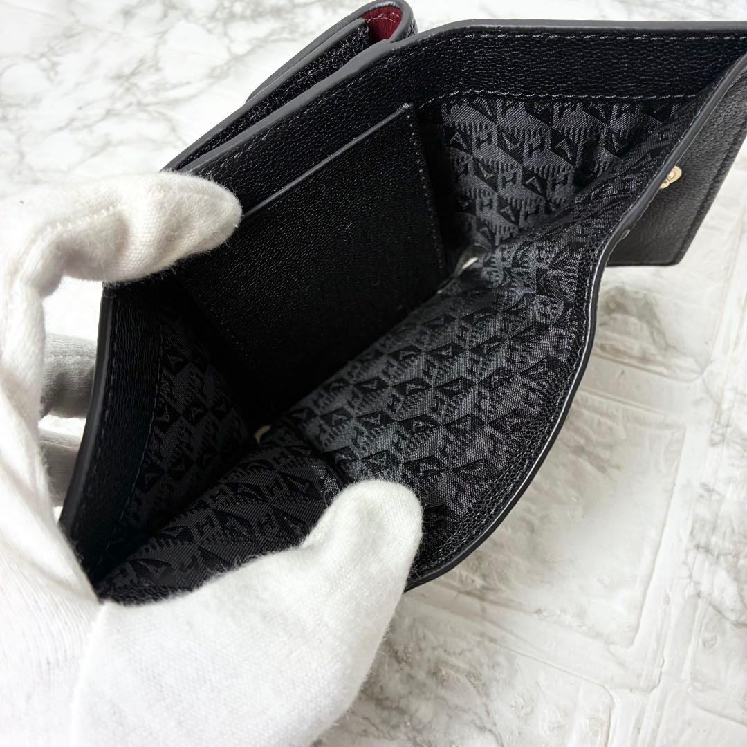 極美品　ANYA HINDMARCH アイズ ミニトライフォールドウォレット財布
