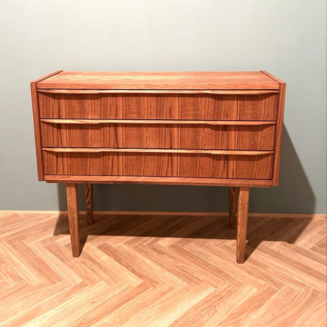 雨*雪様 チーク サイドボード チェスト 北欧 ミッドセンチュリー ビンテージ