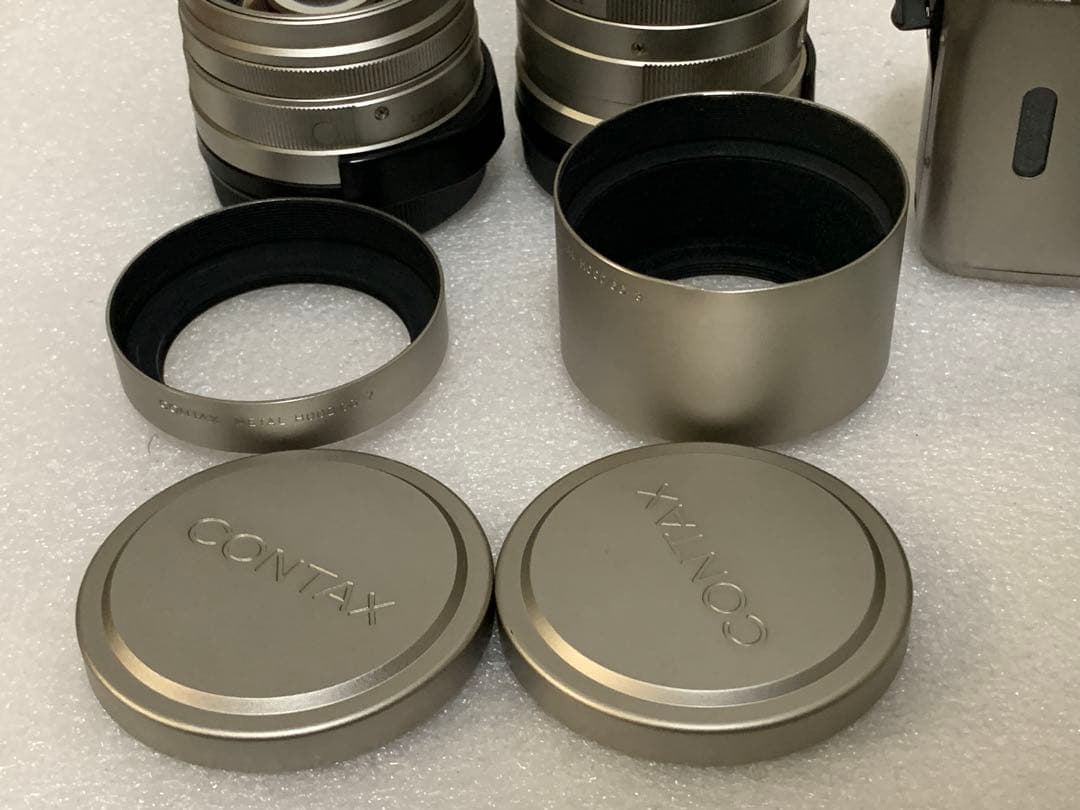 フィルムカメラ CONTAX G2 Planar 2/45 Sonnar 2.8/90 TLA