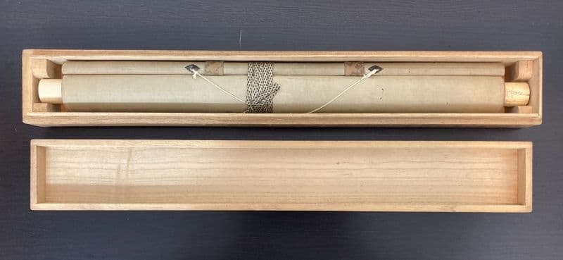 酒井抱一「梅」掛軸 絹本：江戸時代