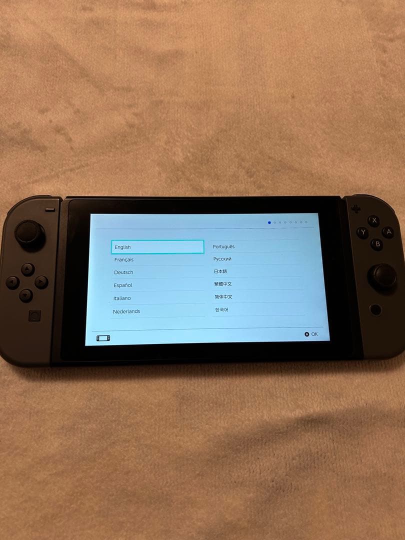 Nintendo Switch 本体 グレー ジョイコン付き