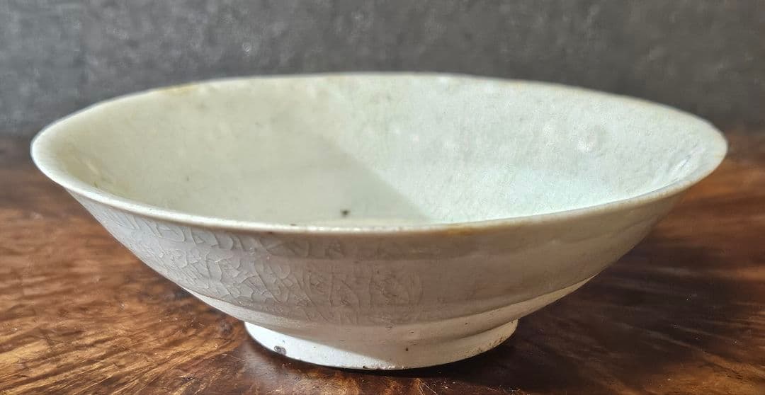 中国古美術　中国古陶磁器　中国古玩　宋時代　青白磁　影青　碗　菓子皿　皿