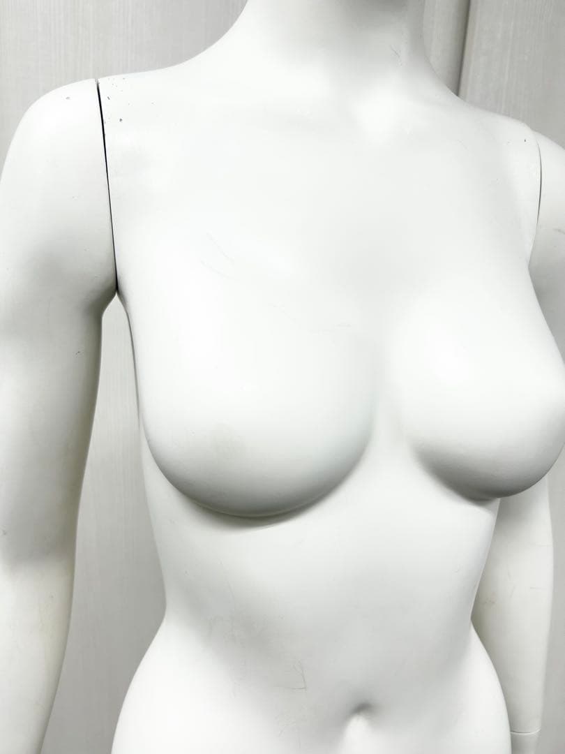 【超美品】 婦人全身マネキン ホワイト 腰受け 足受け ベース2種付き