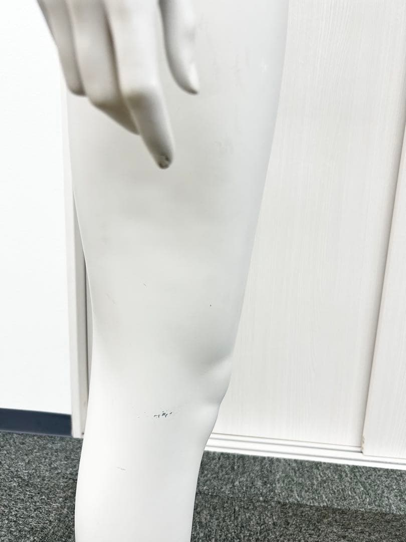【超美品】 婦人全身マネキン ホワイト 腰受け 足受け ベース2種付き