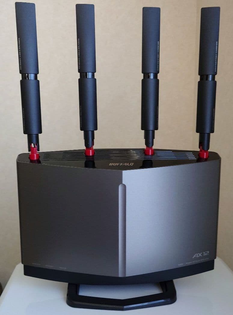 BUFFALO 無線LANルーター 4本アンテナ　WXR-5950AX12