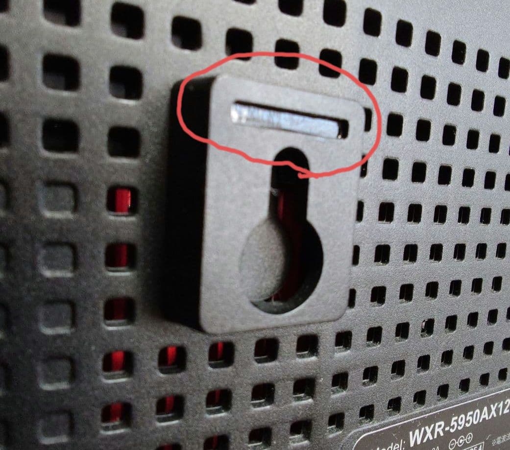 BUFFALO 無線LANルーター 4本アンテナ　WXR-5950AX12