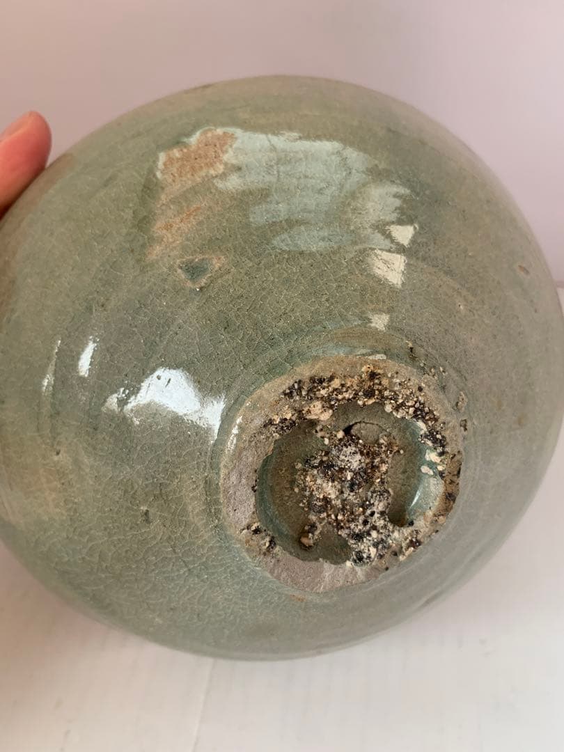 高麗青磁　茶碗　高麗時代　13世紀　送料込み