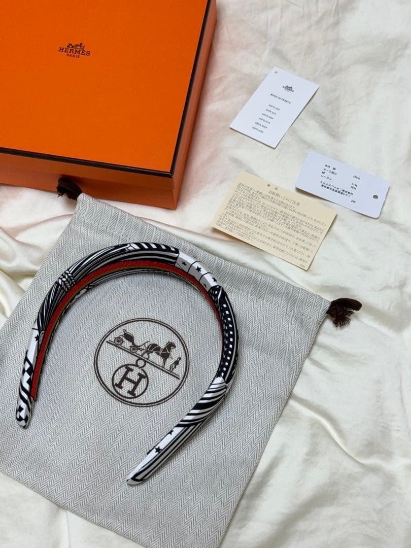 人気　エルメス　カチューシャ　ヘアバンド　ヘアアクセサリー　ジナ　ジグザグ