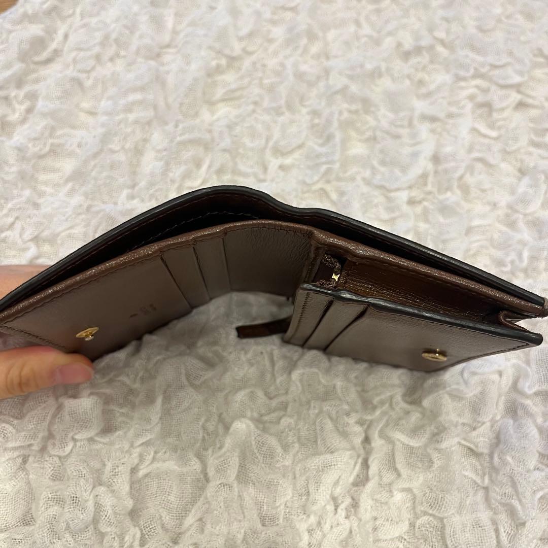 ネイリスト　GUCCI グッチ 二つ折り財布 ハート型モチーフ GG柄