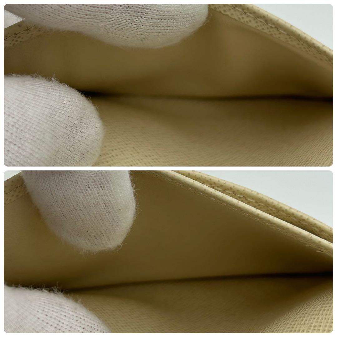 ルイ ヴィトン ポルトフォイユ ヴィエノワ ダミエ アズール がま口 二つ折財布