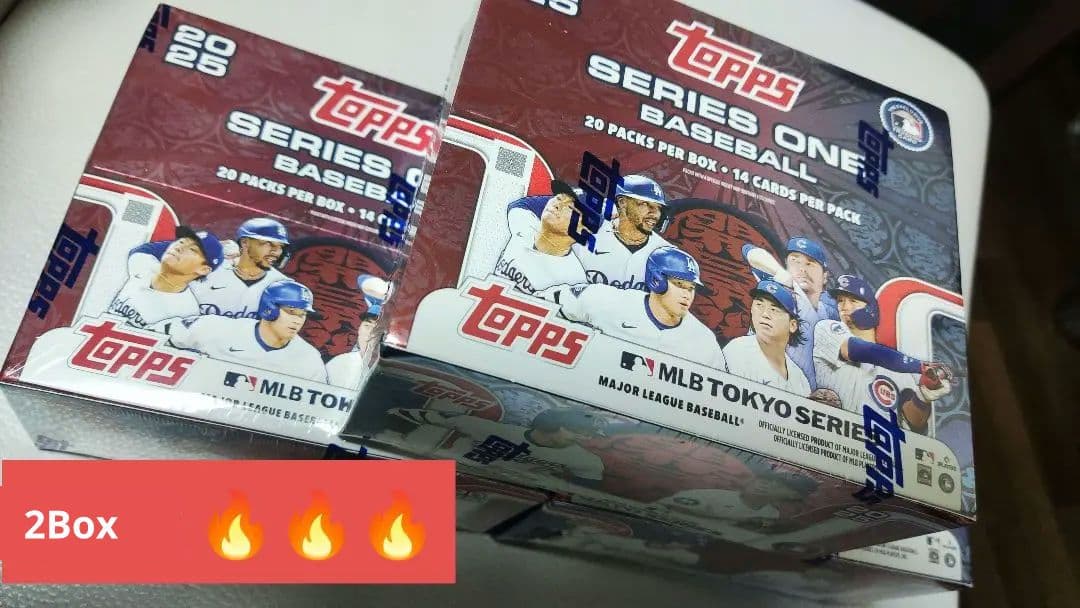 2Box Topps MLB 2025 東京シリーズ 新品未開封