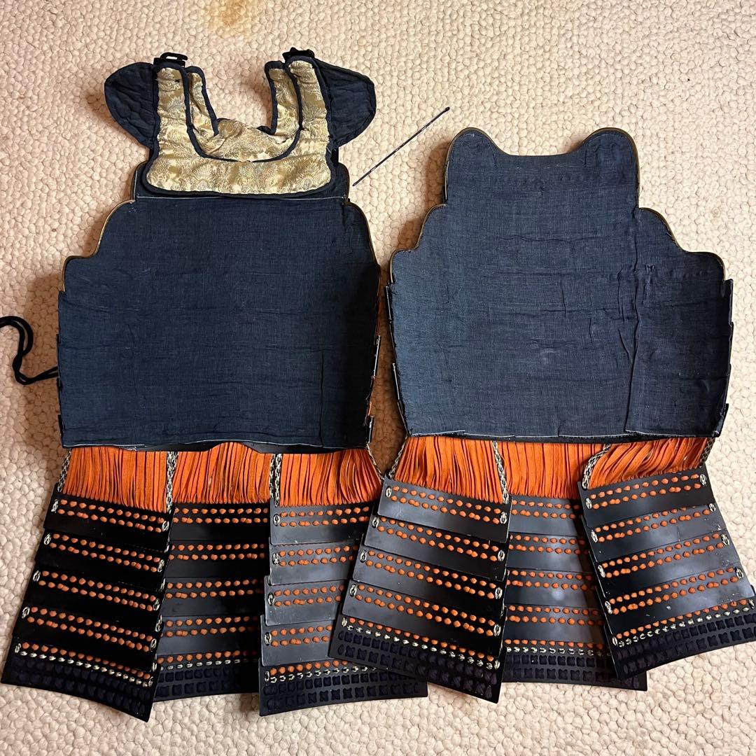 【BLACK】美品！丸武産業製　日本 甲冑 鎧 一式『清掃除菌 済』