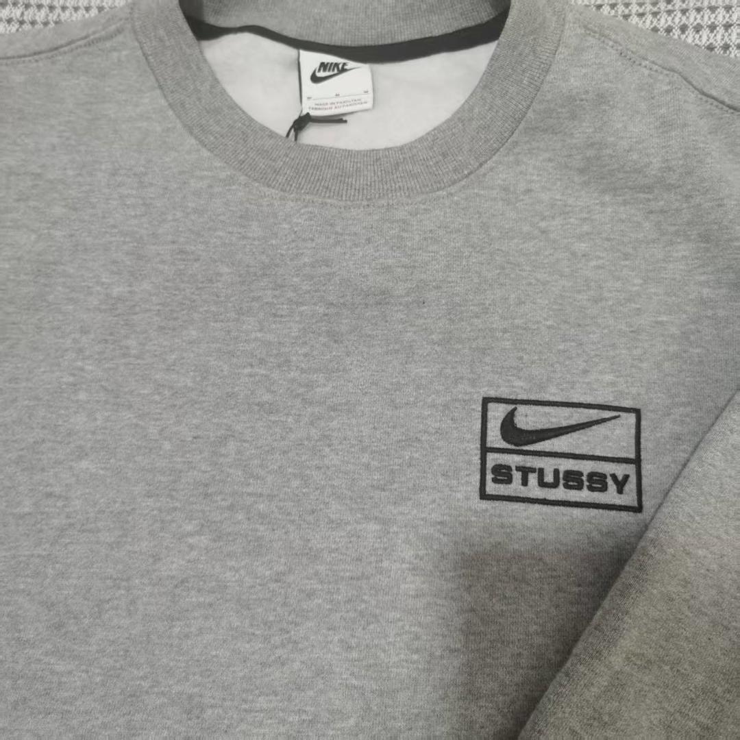 NIKE STUSSY コラボ グレー スウェットM 極美品