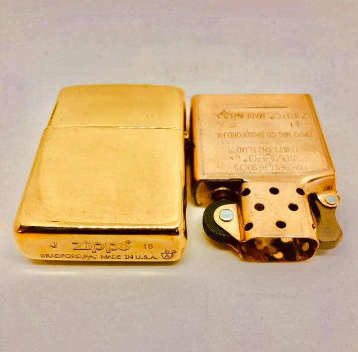 テディベアー☆米国ベアーサービス肉厚アーマー(A)未使用金色ゴールド真鍮ブラス