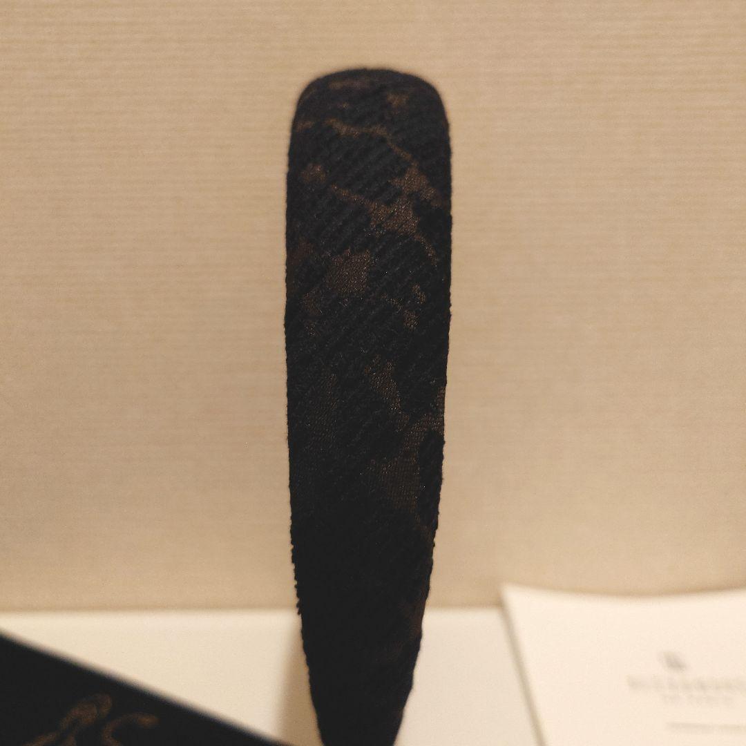 未使用　ALEXANDRE DE PARIS　カチューシャ　ベロア　花柄　豹柄