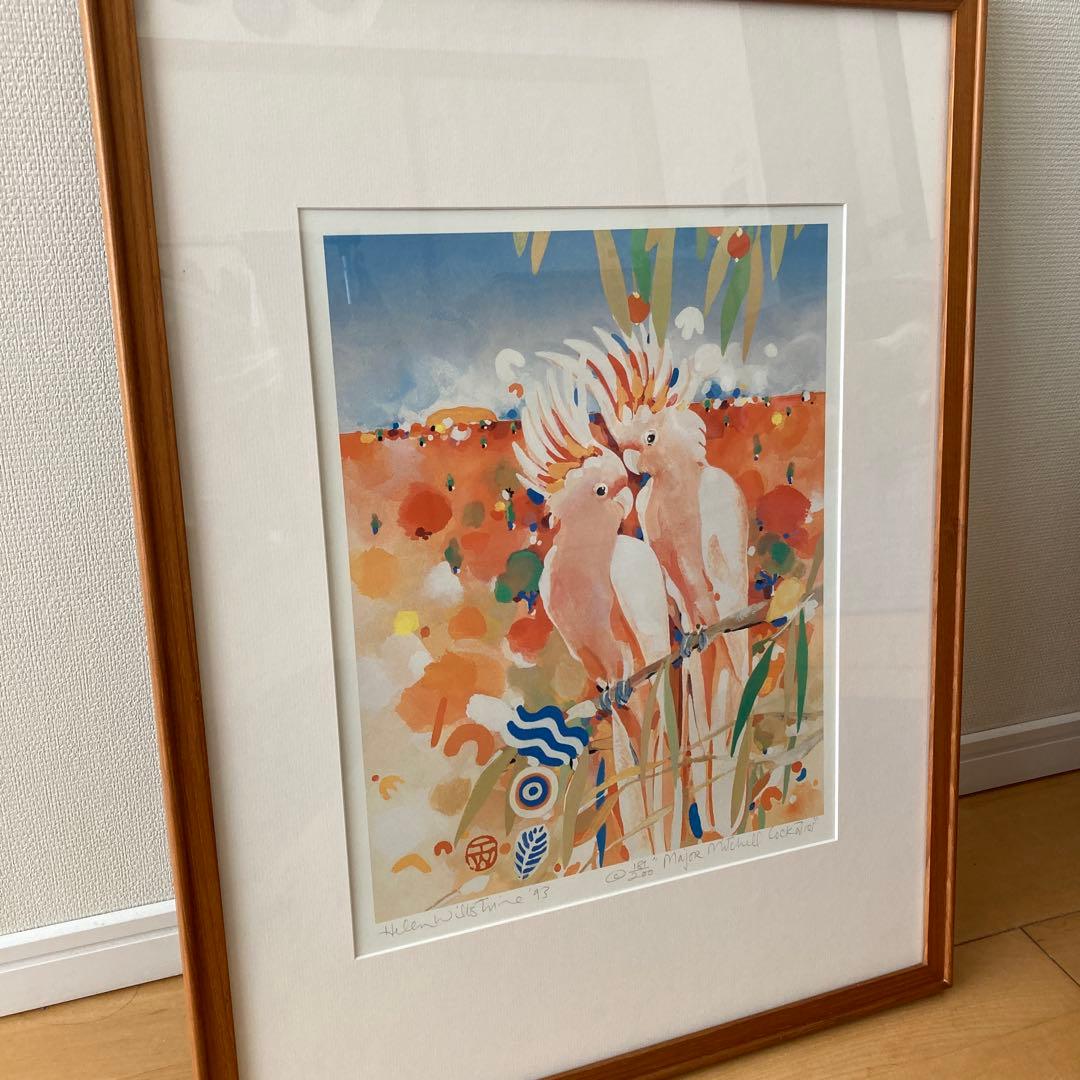 Helen Willshire パステル画 鳥 1993年