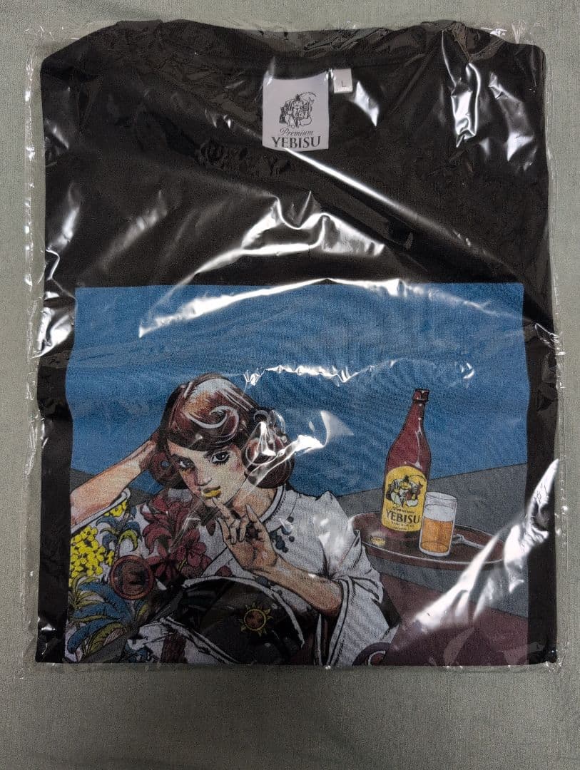 【新品】荒木飛呂彦×ヱビス コラボTシャツ ジョジョ展 JOJO ブラック
