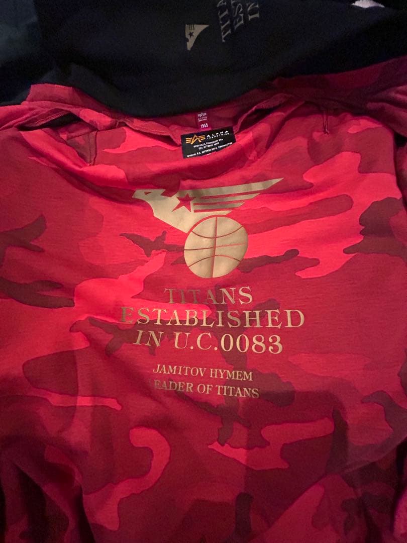 XL MA-1 ALPHA ガンダム限定INDUSTRIES 綿ヌキ フード