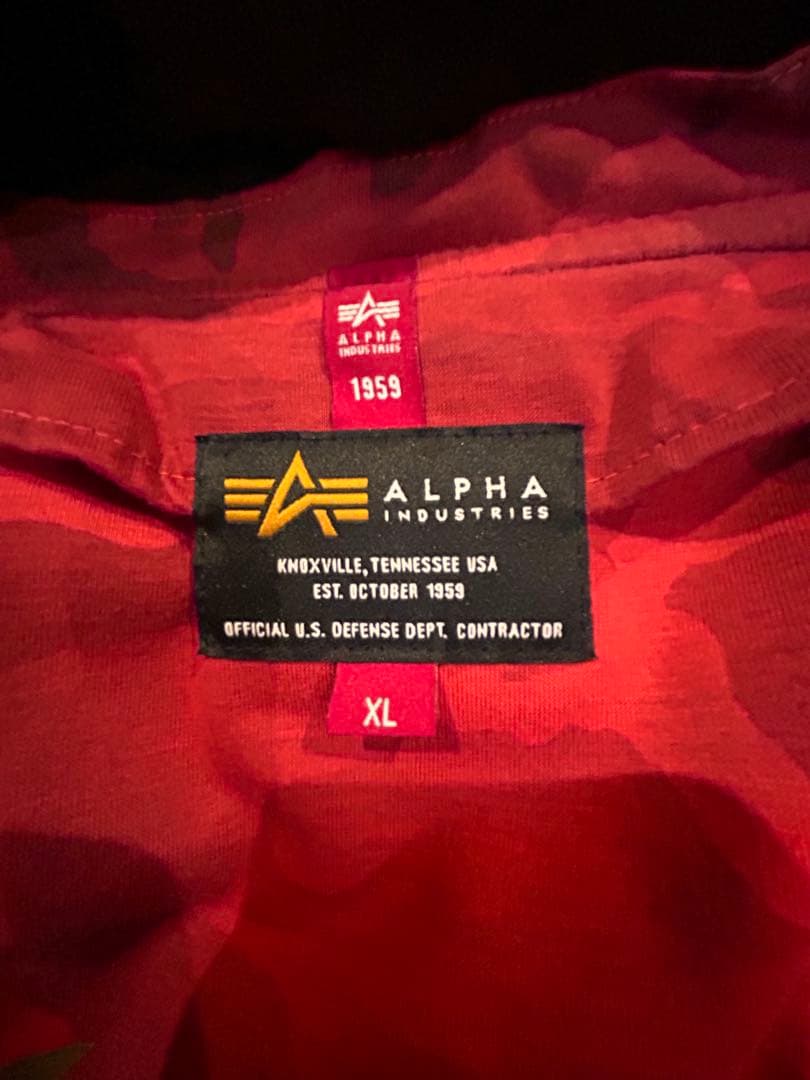 XL MA-1 ALPHA ガンダム限定INDUSTRIES 綿ヌキ フード