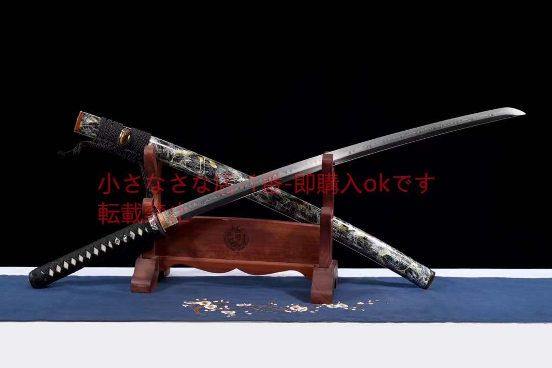 26寸T 10焼刃日本三色研【鬼神丸国重】 古兵器 武具 日本刀 模造刀 居合刀