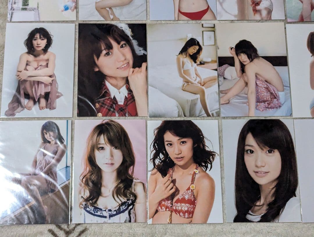 貴重 非売品 美品 オフショット 生写真 無修正 70枚 大島優子④