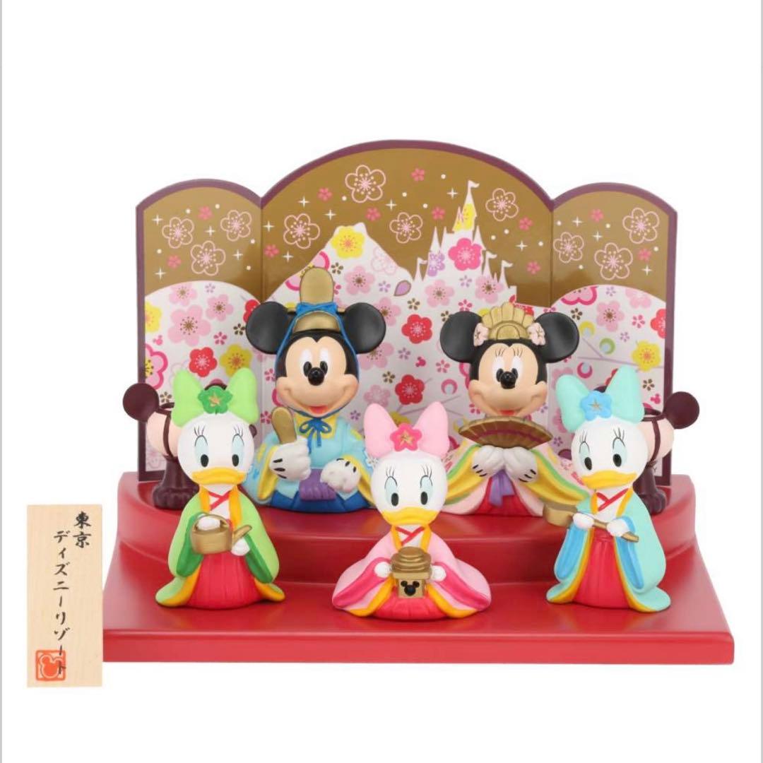 ディズニー リゾート ひな人形 5人飾り 雛人形