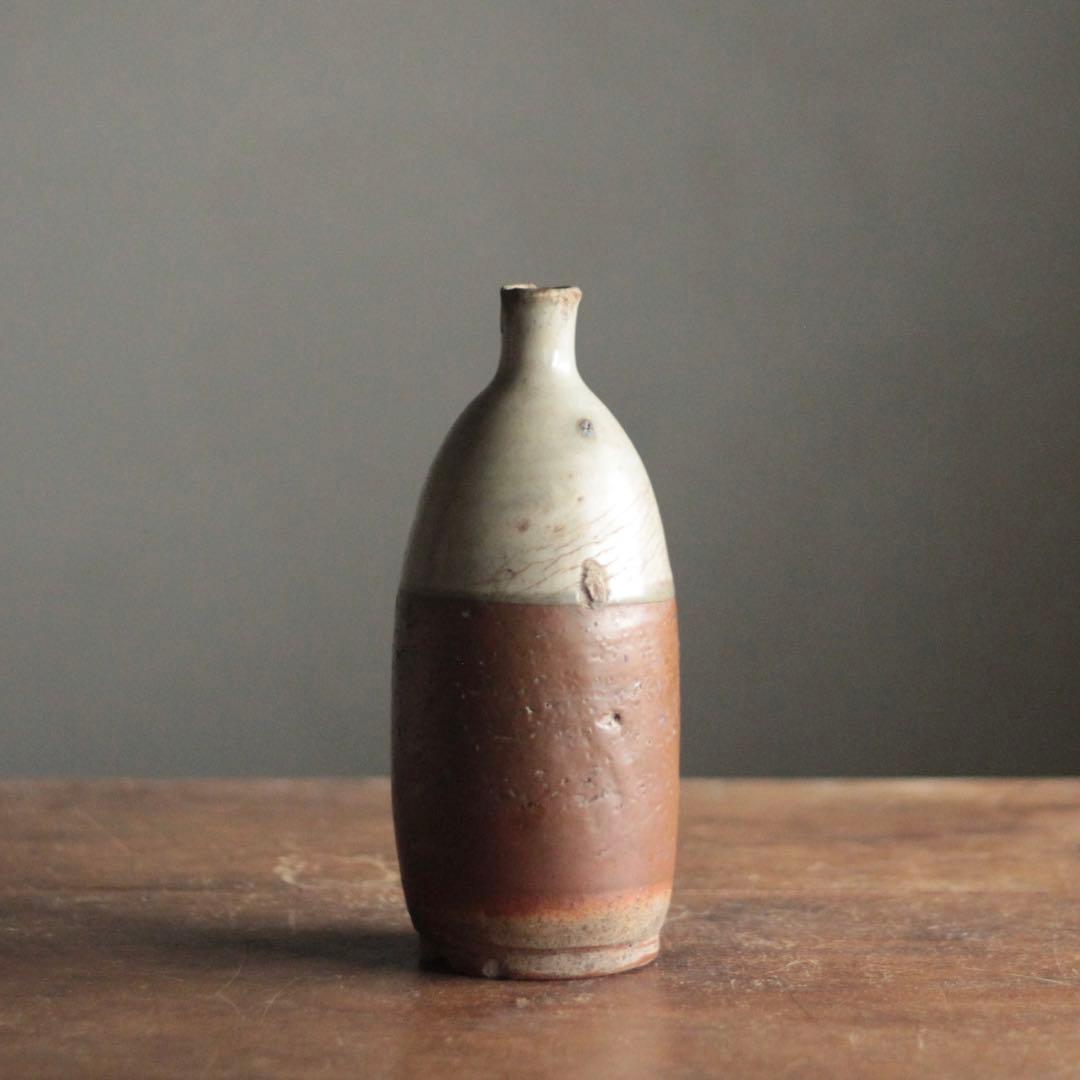 瀬戸 美濃 掛け分け 徳利 酒器 古美術 古道具 アンティーク白洲正子好み