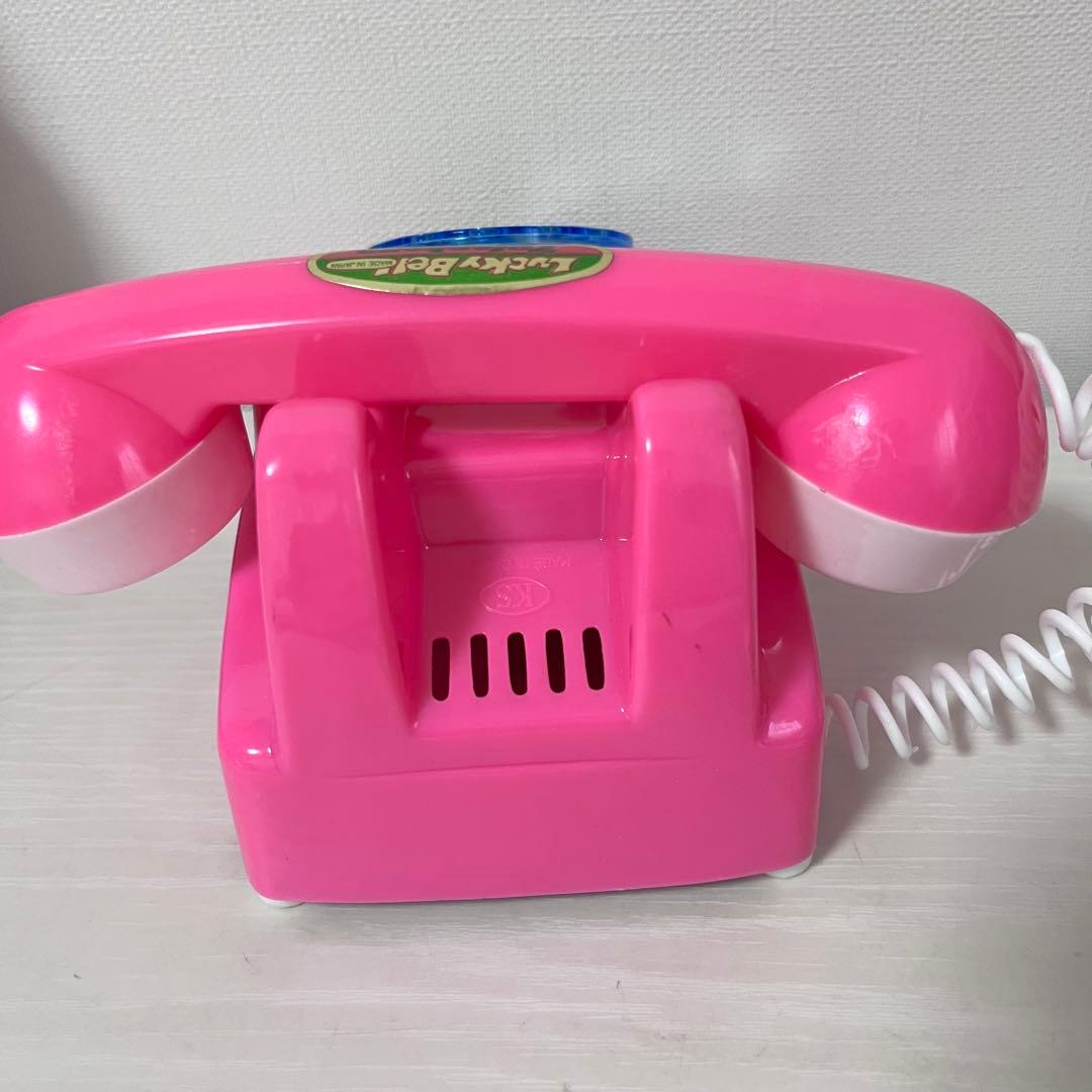 昭和 レトロ ゼンマイ ベル付き リンリンベルテレフォン 電話おもちゃ