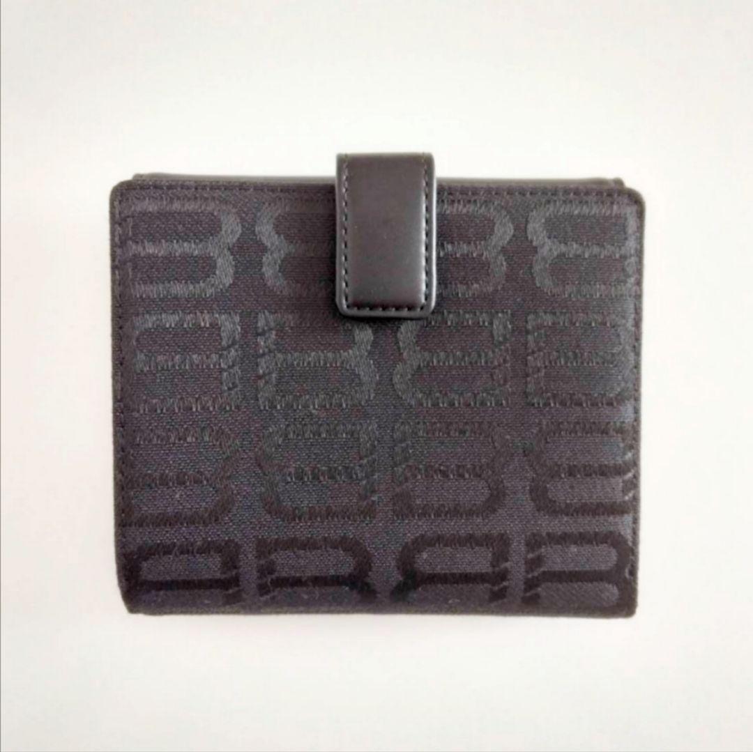 BALENCIAGA　バレンシアガ　キャンバスレザー　折り財布