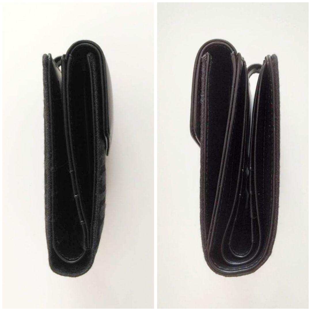 BALENCIAGA　バレンシアガ　キャンバスレザー　折り財布