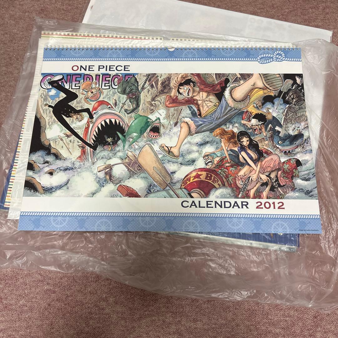 タイムセール！5年分ワンピースコミックカレンダー2008〜2012⚠️近日中に削除