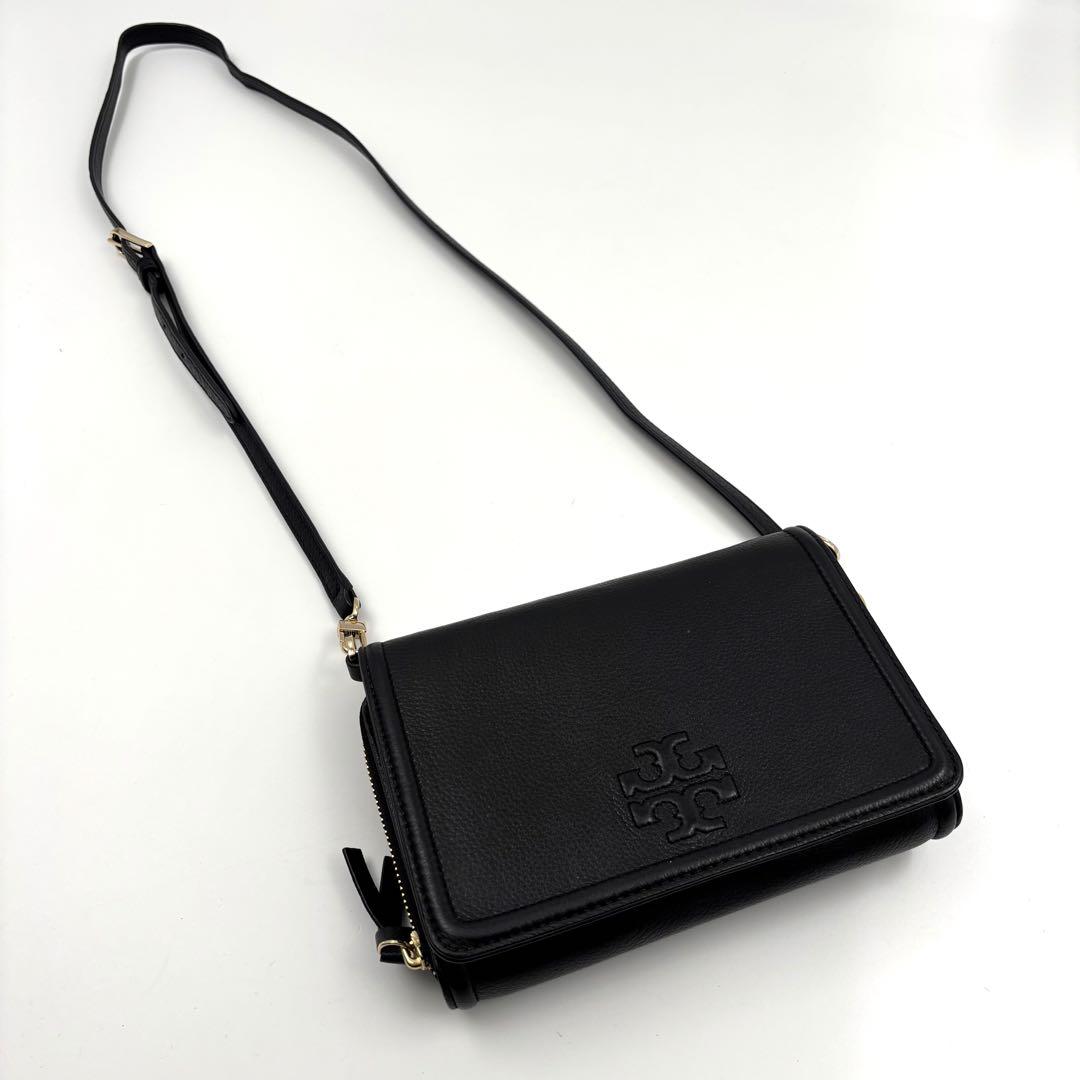 ✨美品✨トリーバーチ ショルダーウォレット ショルダーバッグ レザー 斜めがけ