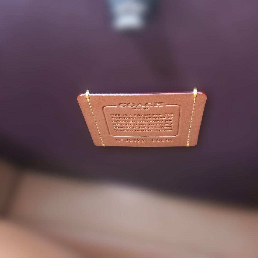 【美品】コーチCOACHバッグ　コーチショルダーバッグ　コーチトートバッグ　本革