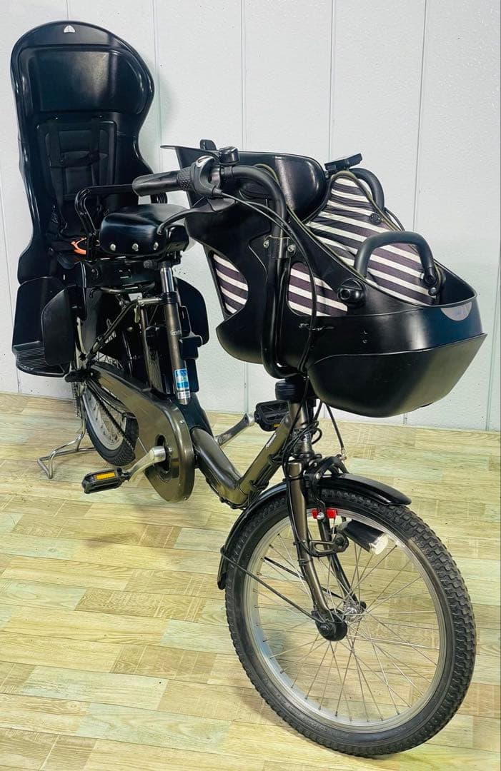 2986パナソニック12アンペア　3人乗り対応子供乗せ　電動アシスト自転車