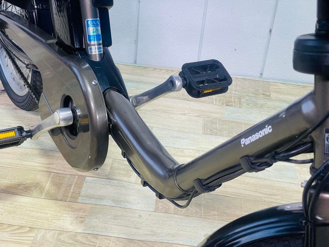 2986パナソニック12アンペア　3人乗り対応子供乗せ　電動アシスト自転車