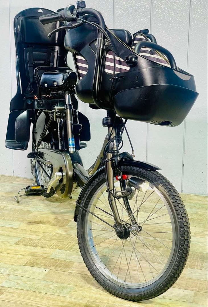 2986パナソニック12アンペア　3人乗り対応子供乗せ　電動アシスト自転車