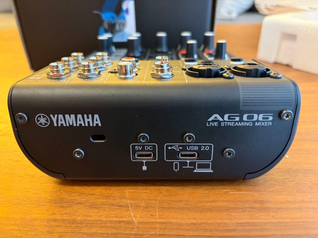 YAMAHAAG06MK2 ブラック ミキサー オーディオインターフェース