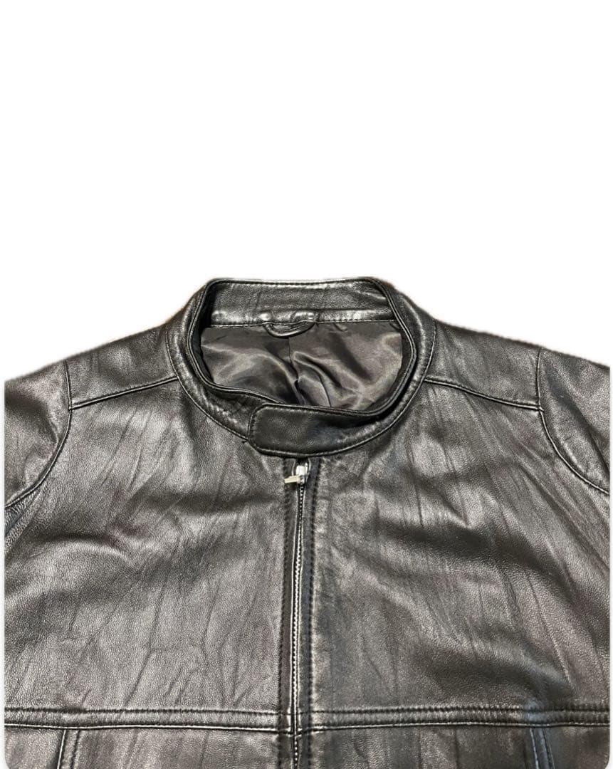 ジャケット・アウター 00s UNIQLO sheep skin single riders