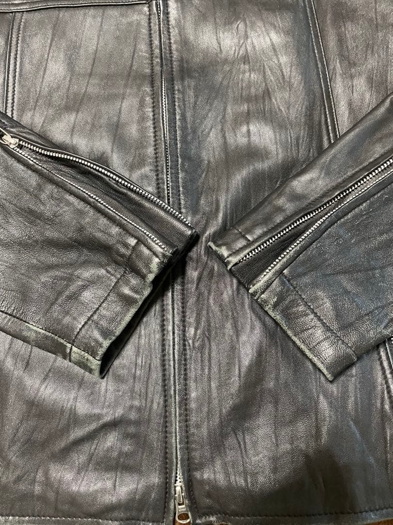 ジャケット・アウター 00s UNIQLO sheep skin single riders