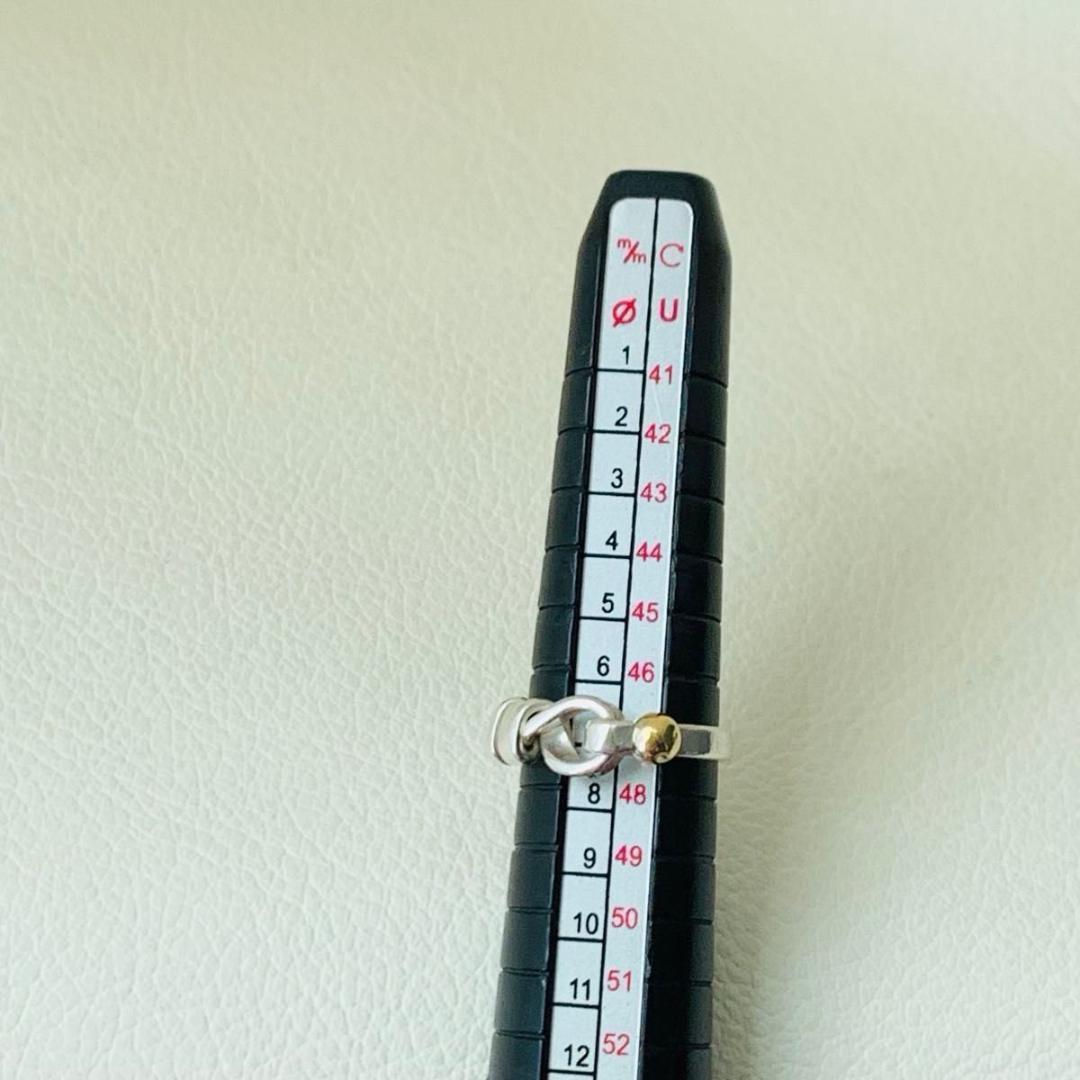 k18 コンビネーション ティファニー 指輪 リング フックアンドアイ 750