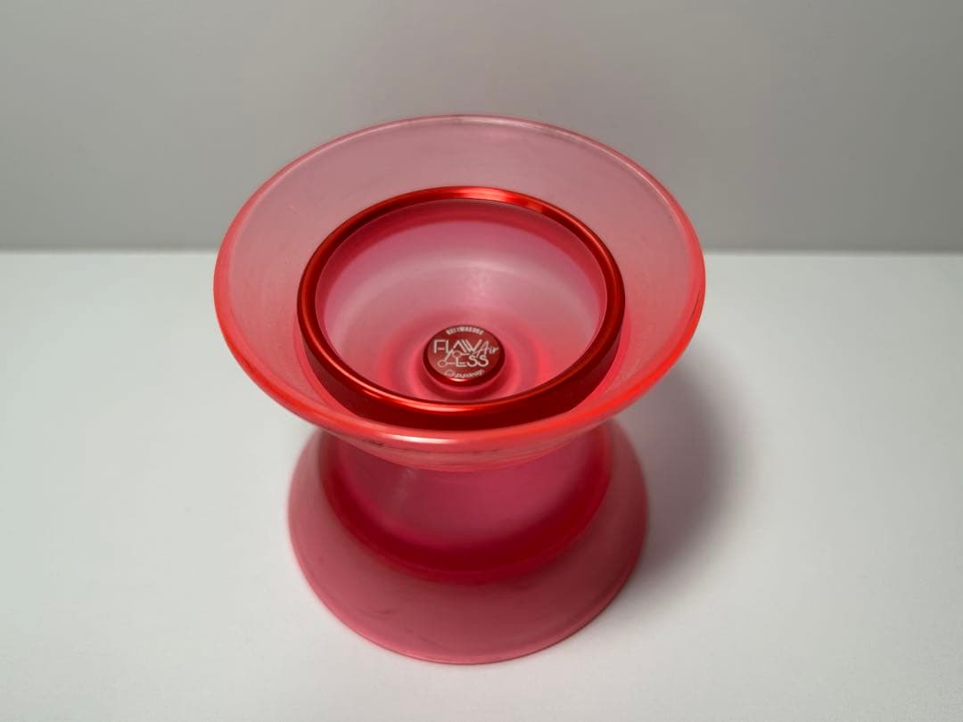 C3ヨーヨーデザイン フローレスエア(クリアピンク/レッドリム)