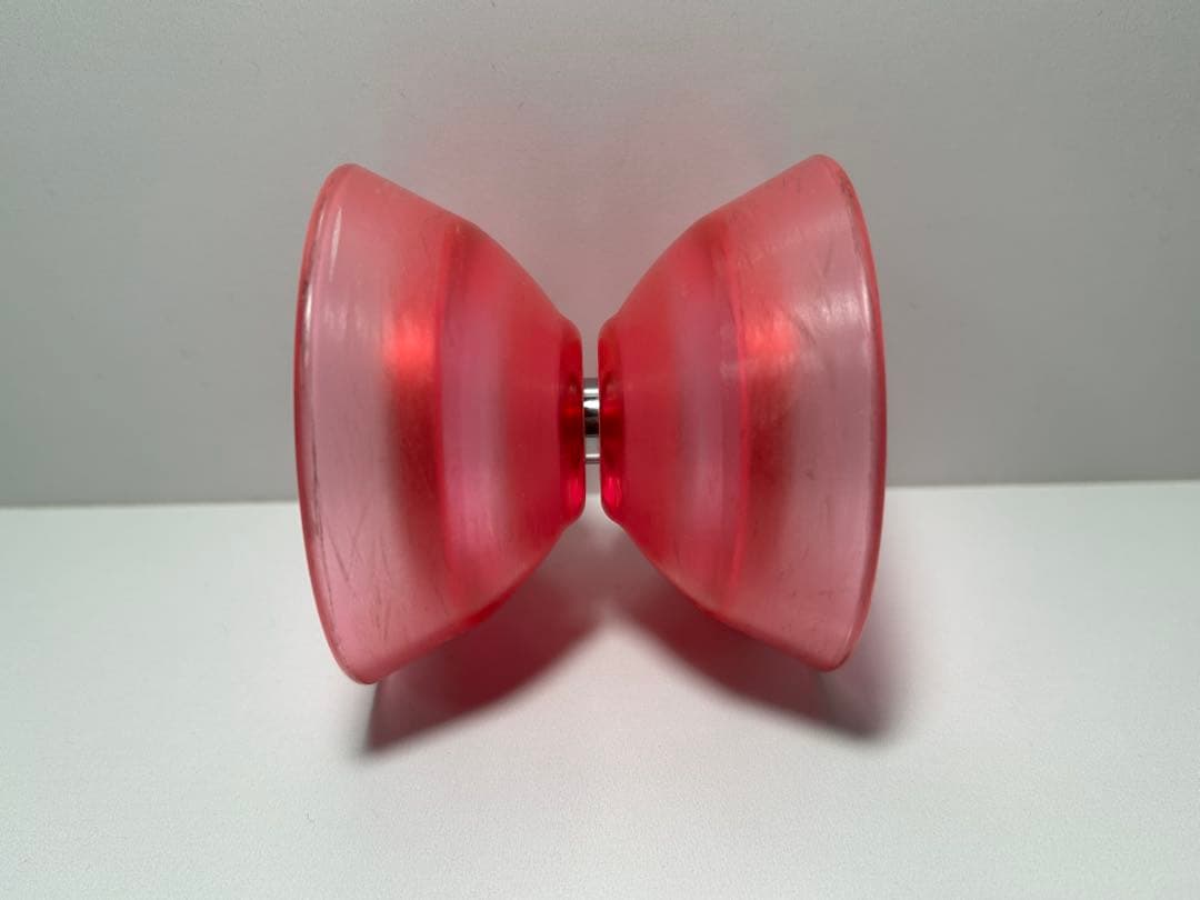 C3ヨーヨーデザイン フローレスエア(クリアピンク/レッドリム)