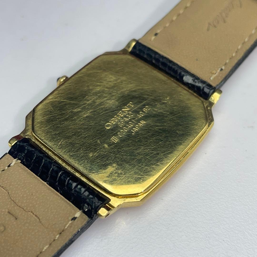 高級 ORIENT Chandor クォーツ 電池交換済 1980年代製 日本製