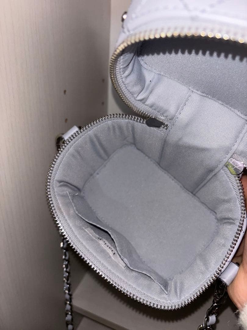 Darich ダーリッチ キルティングビジュースクエアミニバッグ SAX